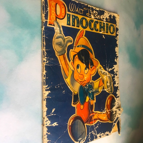 WALT DSNEY’S VINTAGE 1939 PINOCCHIO STORYBOOK - Picture 13 of 16